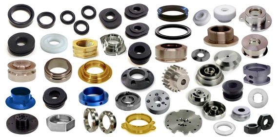 Glass Disc Machine can inspect sample parts including Precision machine parts, Turned components, Precision brass components, Precision automotive components