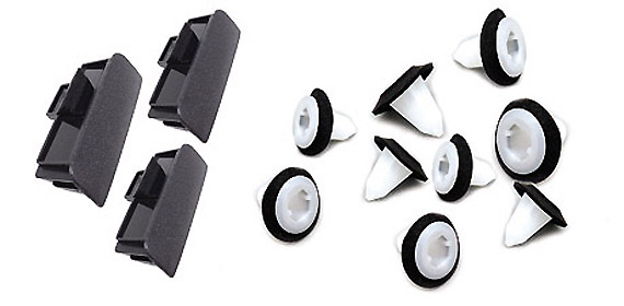Robotics & Vision Based Assembly Machine inspection sample parts including Plastic parts assembly, Rivets assembly 