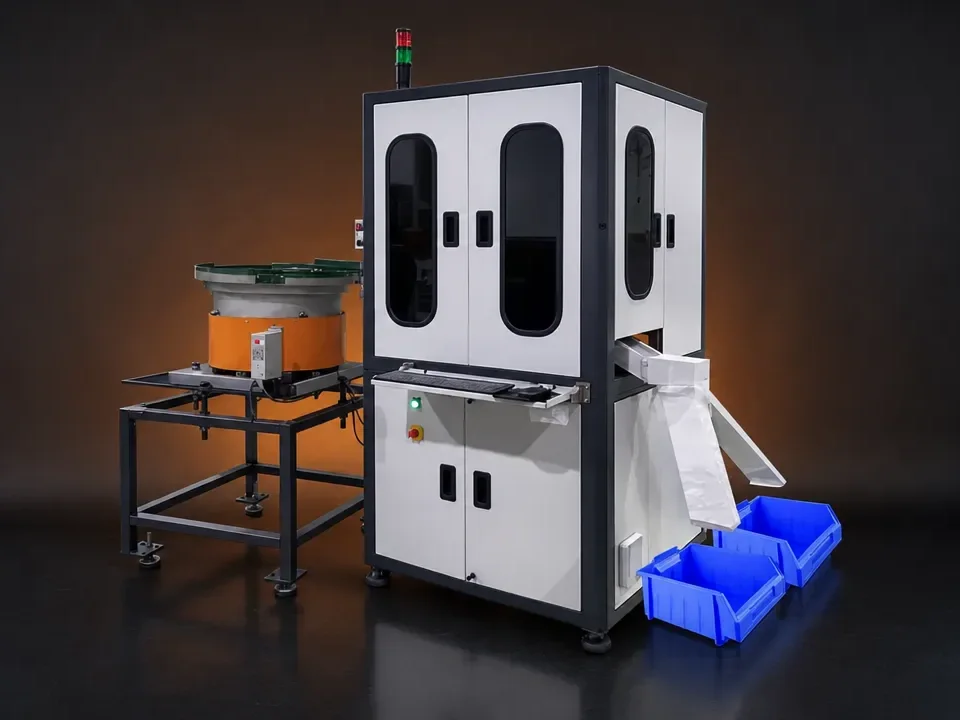 Conveyorised Inspection — Conveyorised Inspection & Sorting Machine