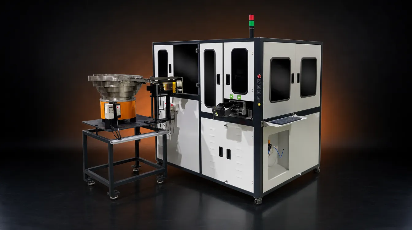 Plastic parts inspection machines for moulded plastic components.