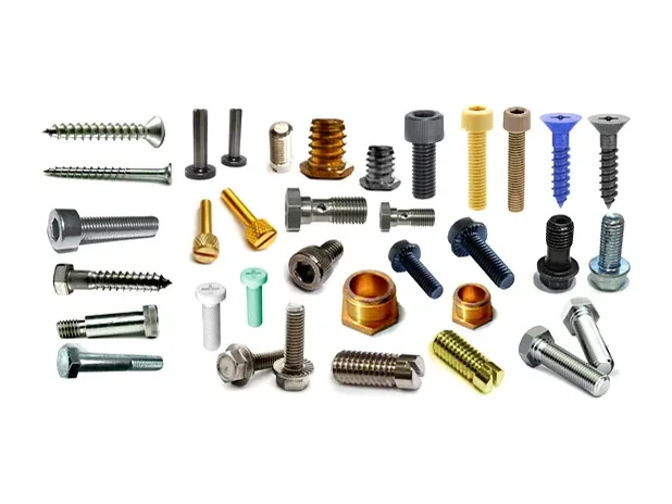 Sample bolts, screws and studs inspected on the Glass Disc bolt configuration