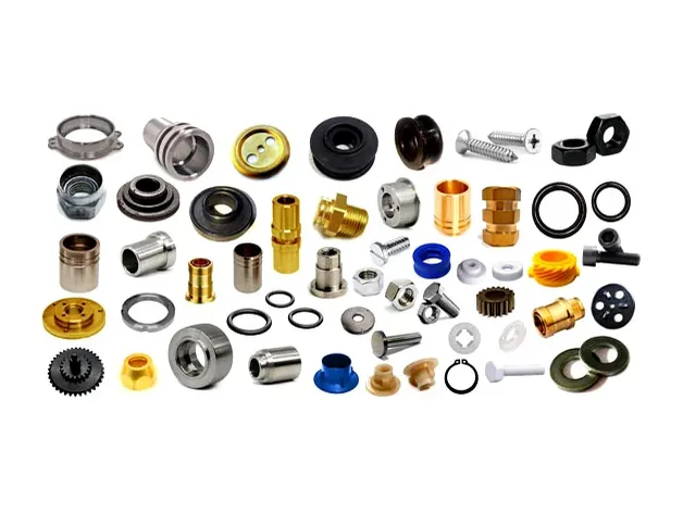 Parts inspected on Visimaster vision inspection machines: O-rings, washers, nuts, gears and small fasteners